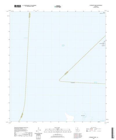 United States Geological Survey Cypremort Point, LA (2020, 24000-Scale) digital map
