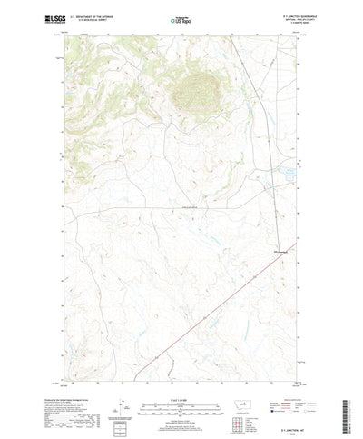 United States Geological Survey D Y Junction, MT (2020, 24000-Scale) digital map