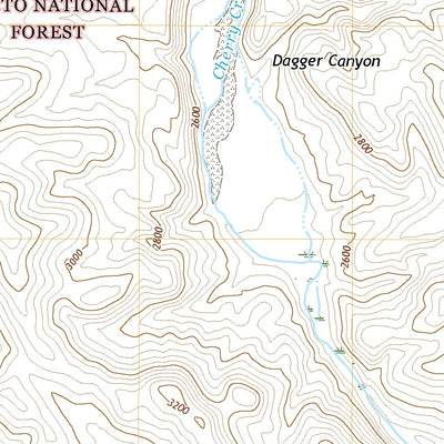 United States Geological Survey Dagger Peak, AZ (2021, 24000-Scale) digital map