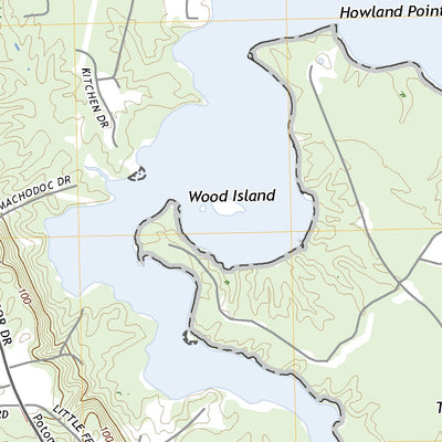 United States Geological Survey Dahlgren, VA (2022, 24000-Scale) digital map