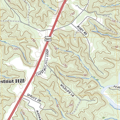 United States Geological Survey Dahlgren, VA (2022, 24000-Scale) digital map