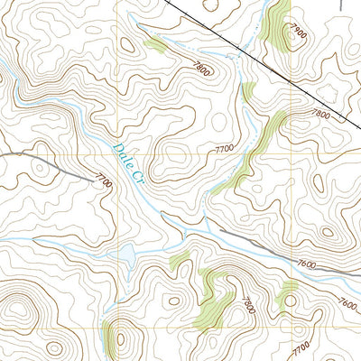 United States Geological Survey Dale Creek, WY (2021, 24000-Scale) digital map