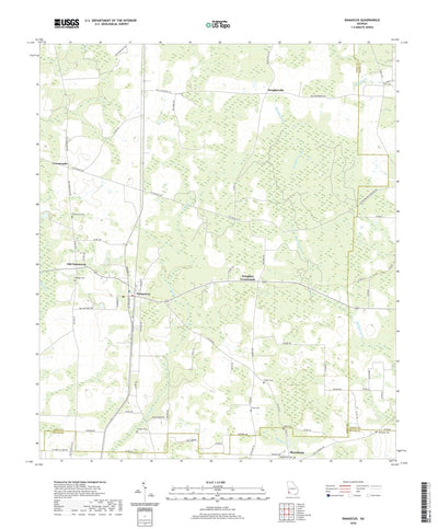 United States Geological Survey Damascus, GA (2020, 24000-Scale) digital map