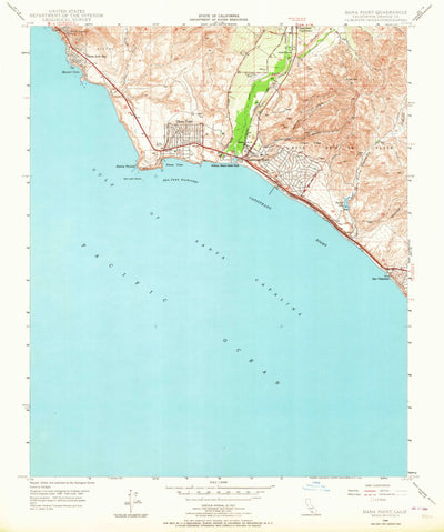 United States Geological Survey Dana Point, CA (1948, 24000-Scale) digital map