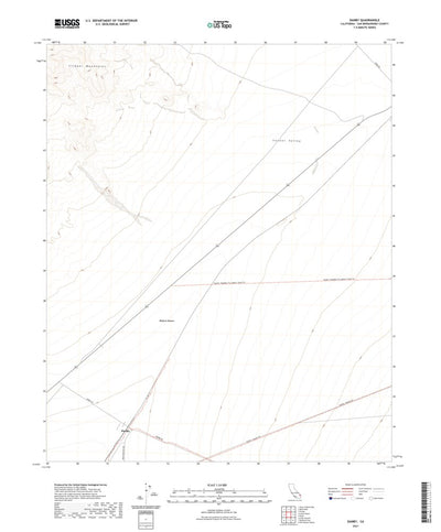United States Geological Survey Danby, CA (2021, 24000-Scale) digital map