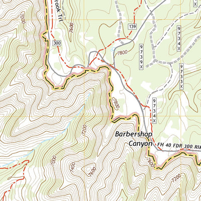 United States Geological Survey Dane Canyon, AZ (2021, 24000-Scale) digital map