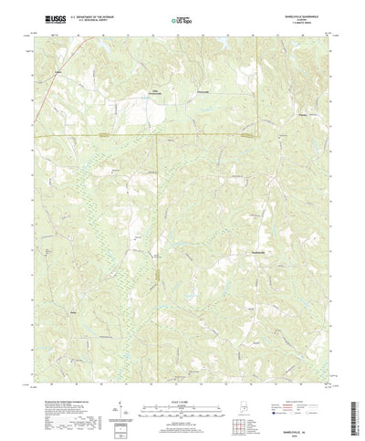 United States Geological Survey Danielsville, AL (2020, 24000-Scale) digital map