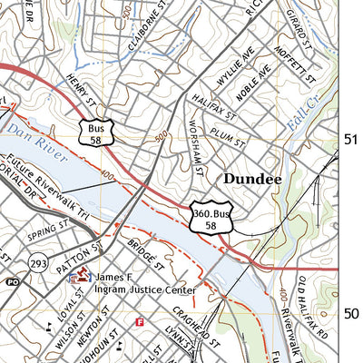 United States Geological Survey Danville, VA (2022, 24000-Scale) digital map