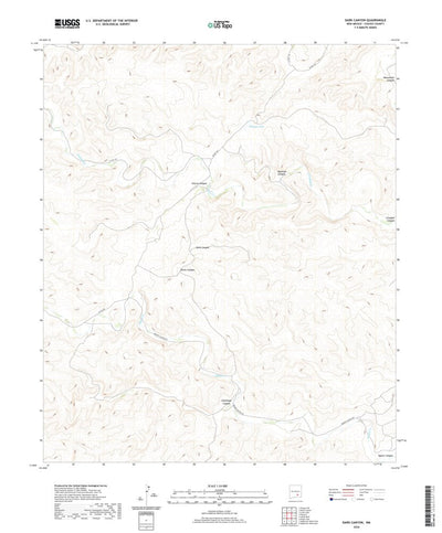 United States Geological Survey Dark Canyon, NM (2020, 24000-Scale) digital map