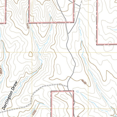 United States Geological Survey Darlington Draw East, WY (2021, 24000-Scale) digital map