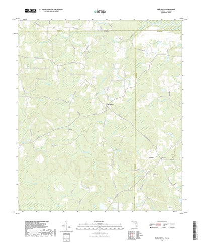 United States Geological Survey Darlington, FL (2021, 24000-Scale) digital map