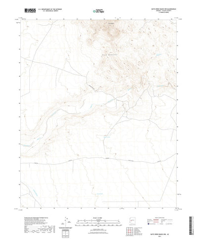 United States Geological Survey Date Creek Ranch NW, AZ (2021, 24000-Scale) digital map