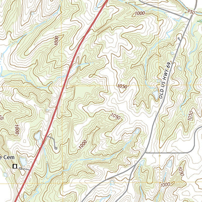 United States Geological Survey Davis City, IA (2022, 24000-Scale) digital map