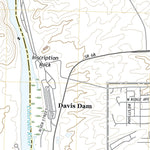 United States Geological Survey Davis Dam, AZ (2021, 24000-Scale) digital map