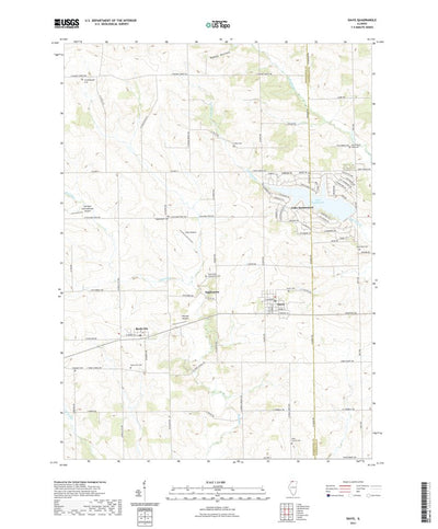United States Geological Survey Davis, IL (2021, 24000-Scale) digital map