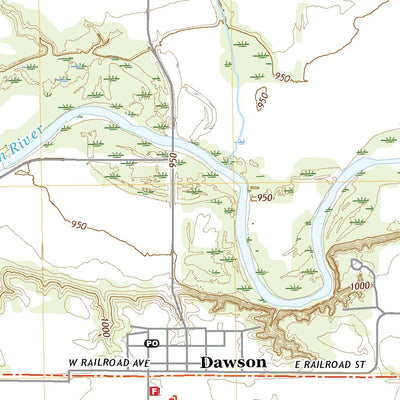 United States Geological Survey Dawson, IA (2022, 24000-Scale) digital map