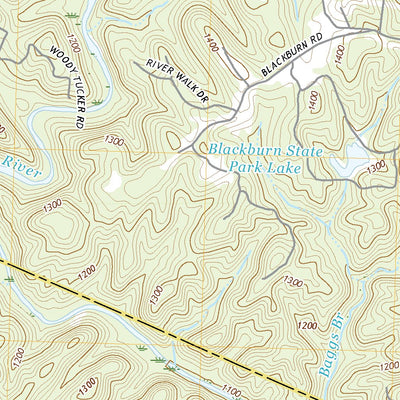 United States Geological Survey Dawsonville, GA (2020, 24000-Scale) digital map