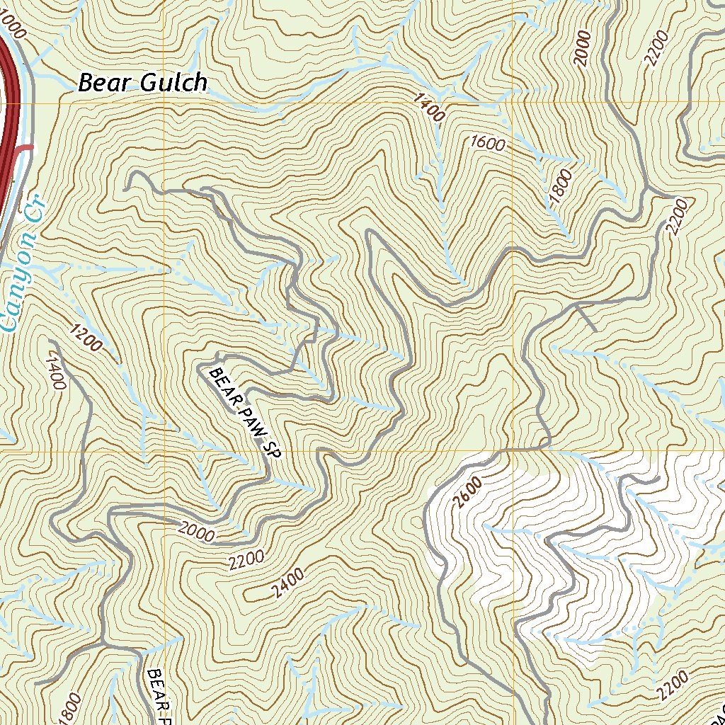Days Creek, OR (2020, 24000-Scale) Map by United States Geological ...