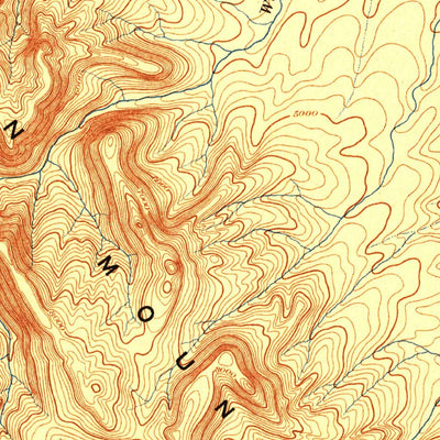 United States Geological Survey Dayton, WY-MT (1895, 125000-Scale) digital map