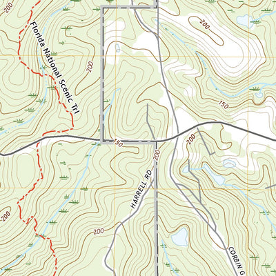 United States Geological Survey De Funiak Springs West, FL (2021, 24000-Scale) digital map