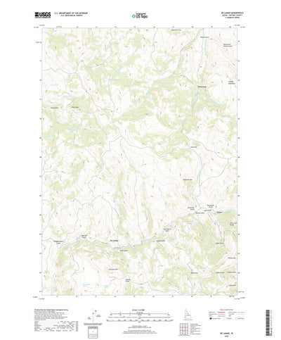 United States Geological Survey De Lamar, ID (2020, 24000-Scale) digital map