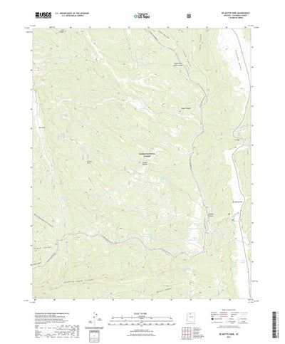 United States Geological Survey De Motte Park, AZ (2021, 24000-Scale) digital map
