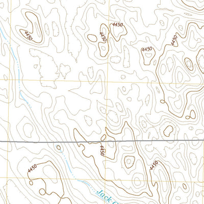 United States Geological Survey De Nova NW, CO (2022, 24000-Scale) digital map