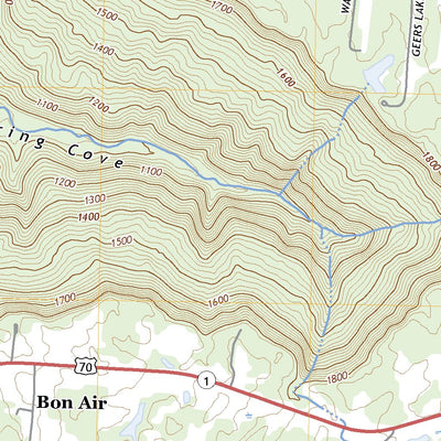 United States Geological Survey De Rossett, TN (2022, 24000-Scale) digital map