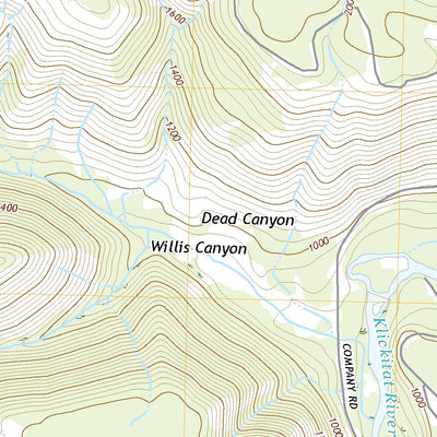 United States Geological Survey Dead Canyon, WA (2020, 24000-Scale) digital map