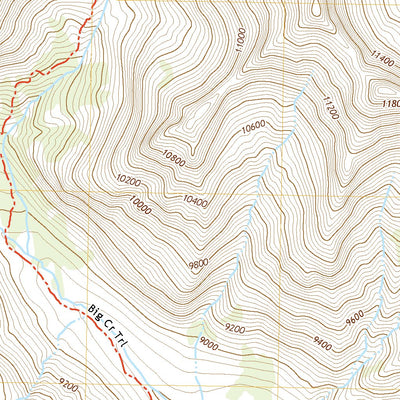United States Geological Survey Dead Indian Peak, WY (2021, 24000-Scale) digital map