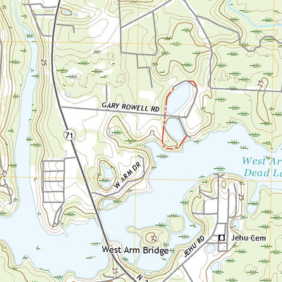 United States Geological Survey Dead Lakes, FL (2021, 24000-Scale) digital map