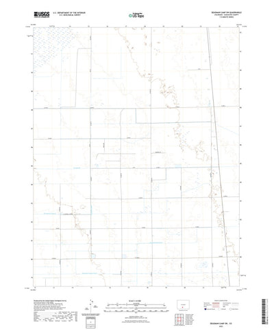United States Geological Survey Deadman Camp SW, CO (2022, 24000-Scale) digital map