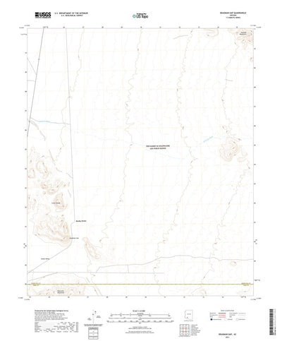 United States Geological Survey Deadman Gap, AZ (2021, 24000-Scale) digital map