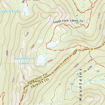 United States Geological Survey Deadman Peak, CA (2021, 24000-Scale) digital map