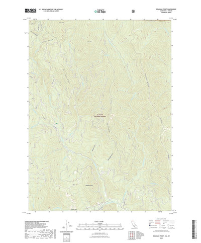 United States Geological Survey Deadman Point, CA (2022, 24000-Scale) digital map