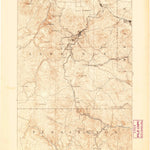 United States Geological Survey Deadwood, SD (1894, 125000-Scale) digital map