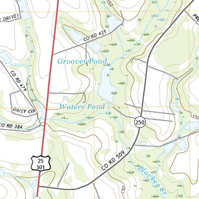United States Geological Survey Deans Crossing, GA (2020, 24000-Scale) digital map