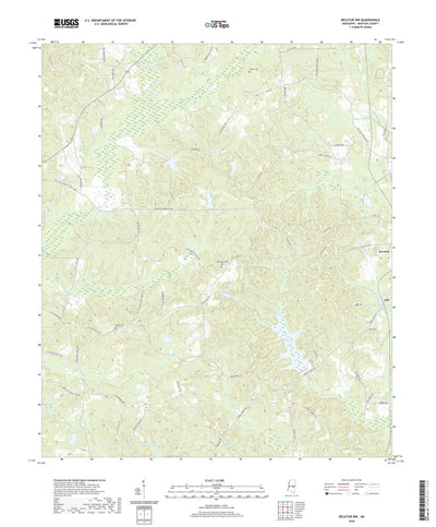 United States Geological Survey Decatur NW, MS (2020, 24000-Scale) digital map