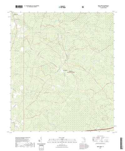United States Geological Survey Deep Creek, FL (2021, 24000-Scale) digital map
