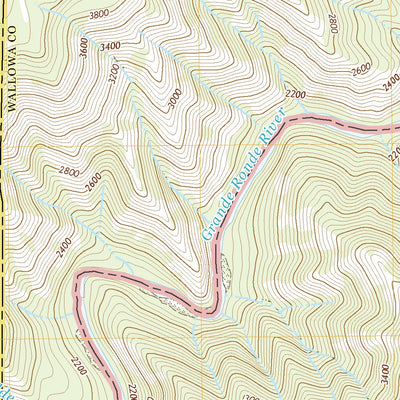United States Geological Survey Deep Creek, OR (2020, 24000-Scale) digital map