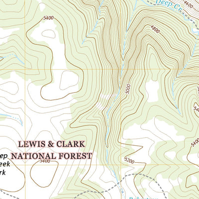 United States Geological Survey Deep Creek Park, MT (2020, 24000-Scale) digital map