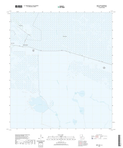 United States Geological Survey Deep Lake, LA (2020, 24000-Scale) digital map