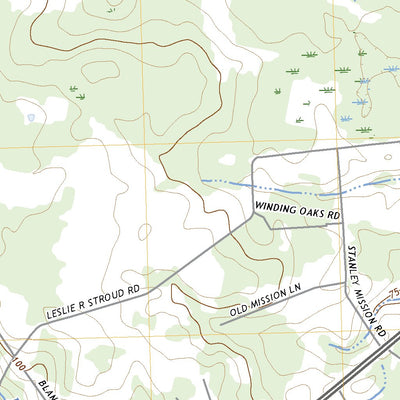 United States Geological Survey Deep Run, NC (2022, 24000-Scale) digital map