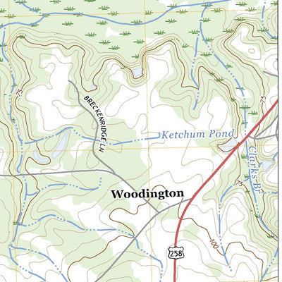 United States Geological Survey Deep Run, NC (2022, 24000-Scale) digital map