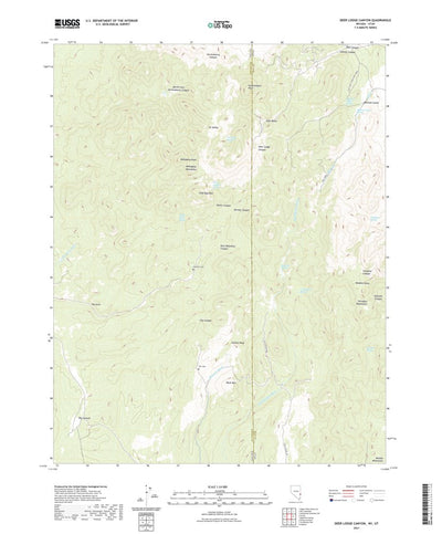 United States Geological Survey Deer Lodge Canyon, NV (2021, 24000-Scale) digital map