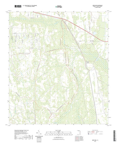 United States Geological Survey Deer Park, FL (2021, 24000-Scale) digital map
