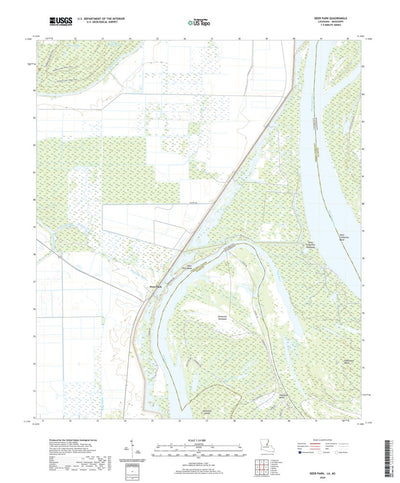 United States Geological Survey Deer Park, LA (2020, 24000-Scale) digital map