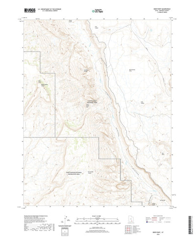 United States Geological Survey Deer Point, UT (2020, 24000-Scale) digital map