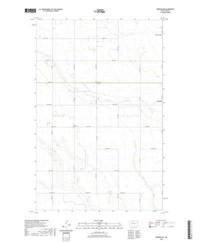 United States Geological Survey Deering NW, ND (2020, 24000-Scale) digital map