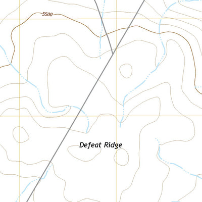 United States Geological Survey Defeat Butte, OR (2020, 24000-Scale) digital map